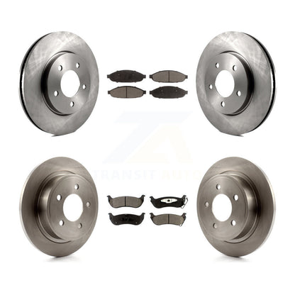 [Avant + Arrière] Kit de Disque et plaquette (semi-métallique) de frein pour 2004-2008 Chrysler Pacifica K8F-100953