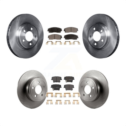 [Avant + Arrière] Kit de Disque et plaquette (semi-métallique) de frein pour Dodge Charger Chrysler 300 Challenger Magnum K8F-100954 par Transit Auto