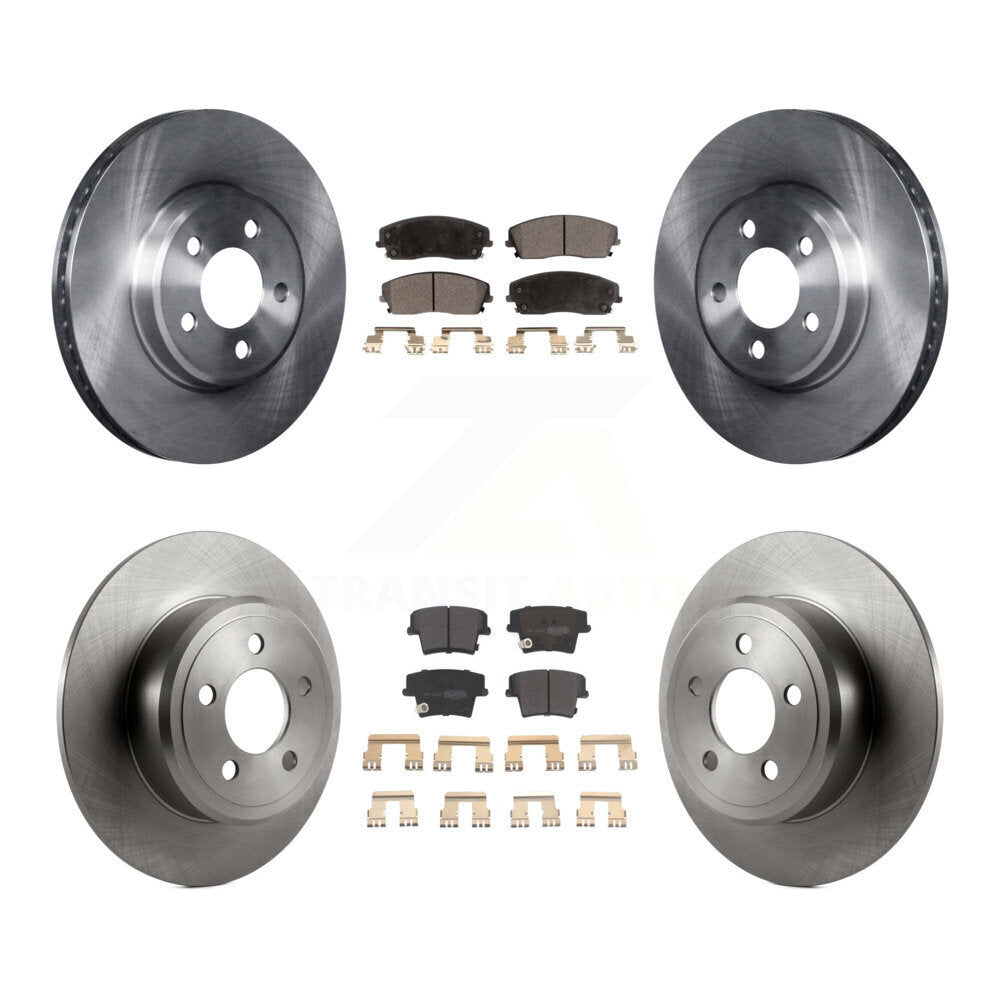 [Avant + Arrière] Kit de Disque et plaquette (semi-métallique) de frein pour Dodge Charger Chrysler 300 Challenger Magnum K8F-100954