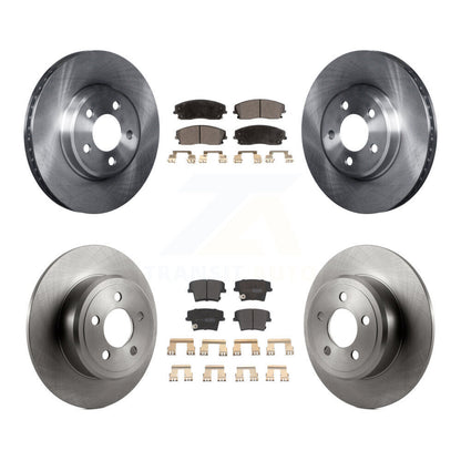 [Avant + Arrière] Kit de Disque et plaquette (semi-métallique) de frein pour Dodge Charger Chrysler 300 Challenger Magnum K8F-100954