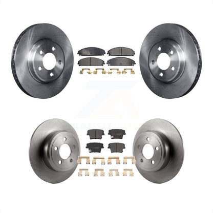 [Avant + Arrière] Kit de Disque et plaquette (semi-métallique) de frein pour 2019-2021 Chrysler 300 RWD avec 5.7L K8F-100955 par Transit Auto