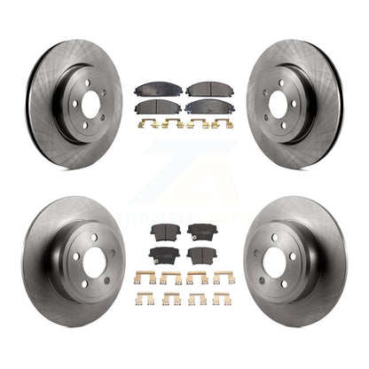 [Avant + Arrière] Kit de Disque et plaquette (semi-métallique) de frein pour 2005-2006 Chrysler 300 AWD avec 3.5L K8F-100956