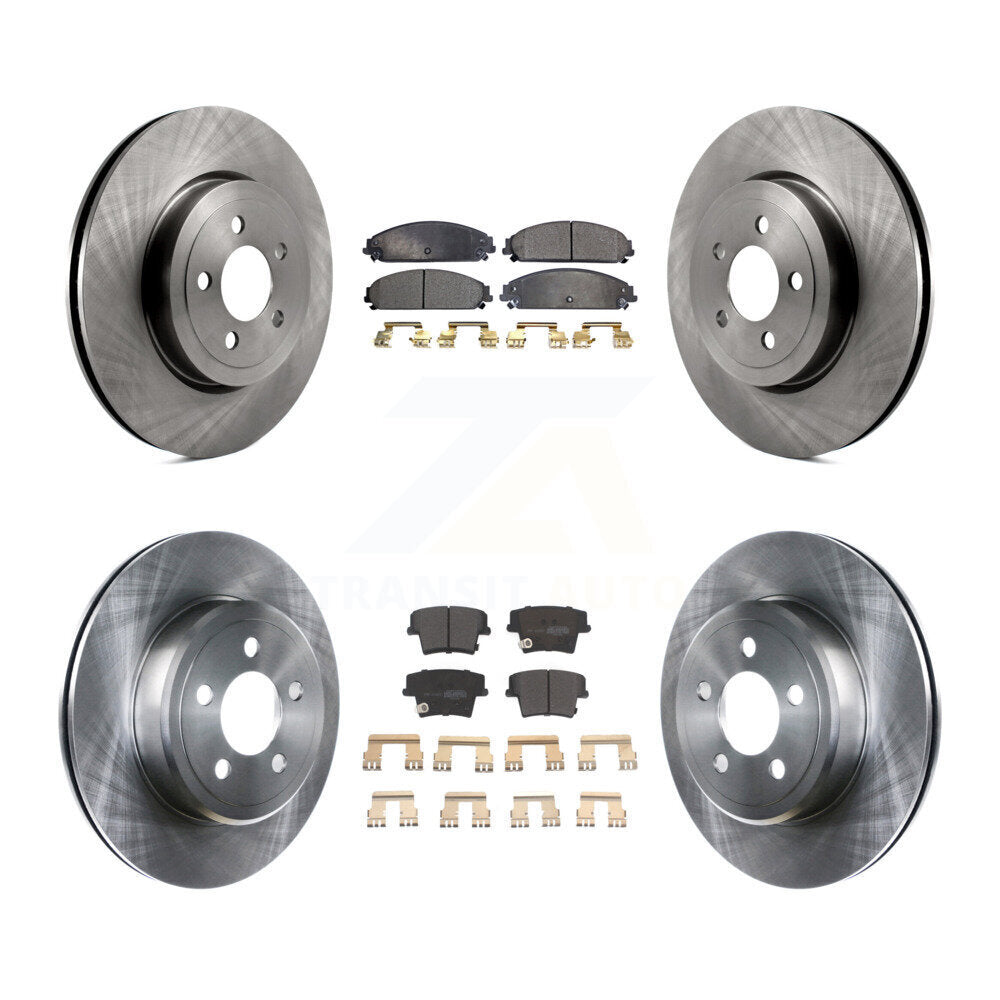 [Avant + Arrière] Kit de Disque et plaquette (semi-métallique) de frein pour Dodge Charger Chrysler 300 Challenger Magnum K8F-100957