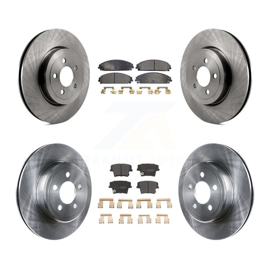 [Avant + Arrière] Kit de Disque et plaquette (semi-métallique) de frein pour Dodge Charger Chrysler 300 Challenger Magnum K8F-100957