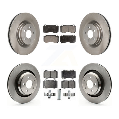 [Avant + Arrière] Kit de Disque et plaquette (semi-métallique) de frein pour Dodge Charger Chrysler 300 Challenger Magnum K8F-100960