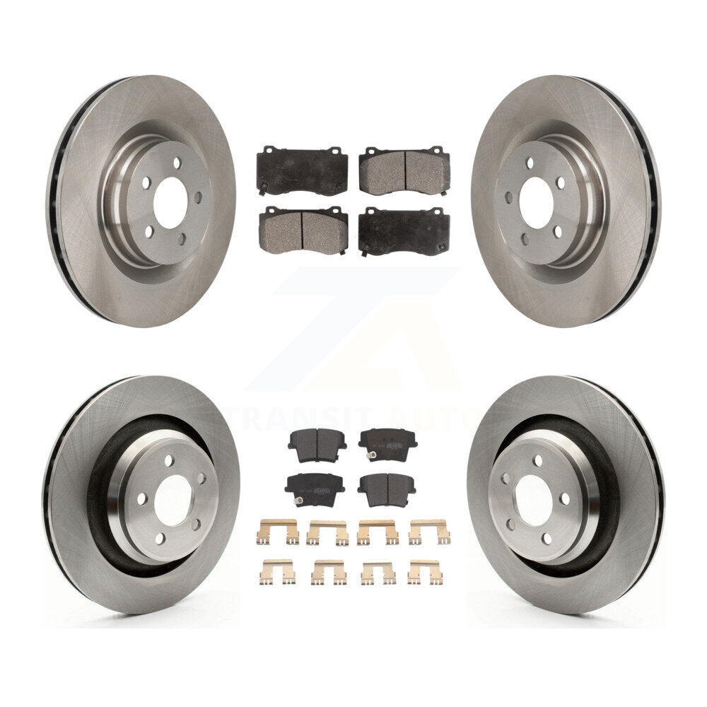 [Avant + Arrière] Kit de Disque et plaquette (semi-métallique) de frein pour 2015 Dodge Charger R T Scat Pack avec 6.4L K8F-100961