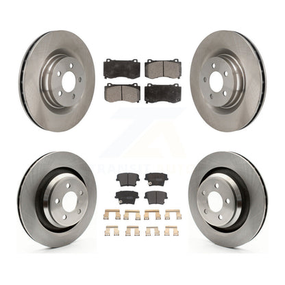 [Avant + Arrière] Kit de Disque et plaquette (semi-métallique) de frein pour 2015 Dodge Charger R T Scat Pack avec 6.4L K8F-100961