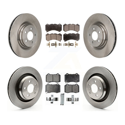 [Avant + Arrière] Kit de Disque et plaquette (semi-métallique) de frein pour Dodge Challenger Charger K8F-100962
