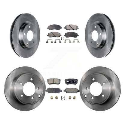 [Avant + Arrière] Kit de Disque et plaquette (semi-métallique) de frein pour Jeep Patriot Dodge Compass Caliber Chrysler Avenger Sebring 200 K8F-100966