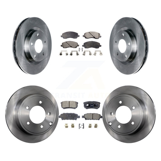 [Avant + Arrière] Kit de Disque et plaquette (semi-métallique) de frein pour Jeep Patriot Dodge Compass Caliber Chrysler Avenger Sebring 200 K8F-100966