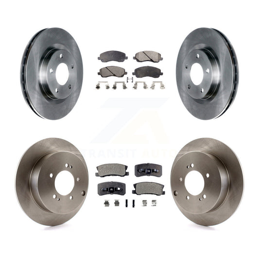 [Avant + Arrière] Kit de Disque et plaquette (semi-métallique) de frein pour Mitsubishi Outlander K8F-100969