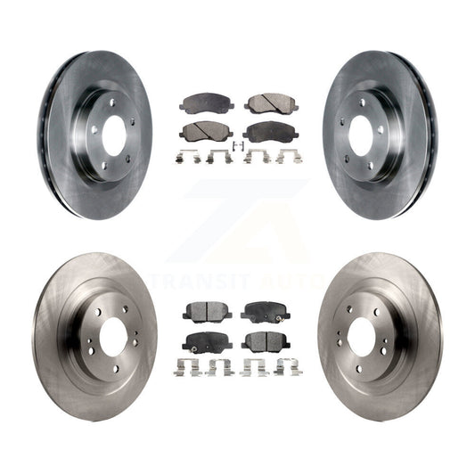 [Avant + Arrière] Kit de Disque et plaquette (semi-métallique) de frein pour Mitsubishi Outlander Sport RVR K8F-100970