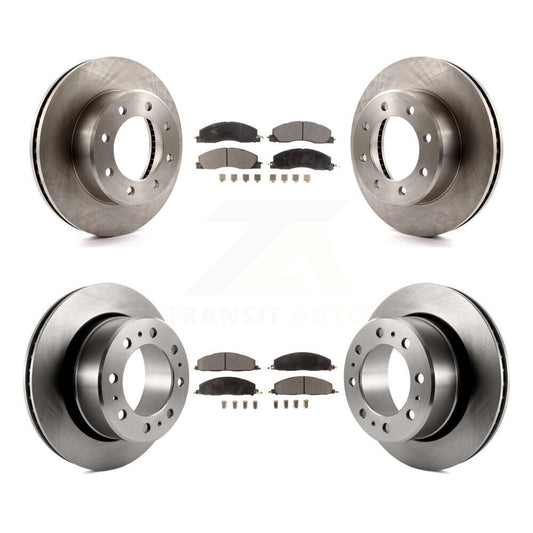 [Avant + Arrière] Kit de Disque et plaquette (semi-métallique) de frein pour Ram 2500 3500 1500 Dodge K8F-100976