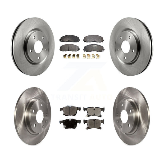[Avant + Arrière] Kit de Disque et plaquette (semi-métallique) de frein pour Chrysler Pacifica Voyager Grand Caravan K8F-100986