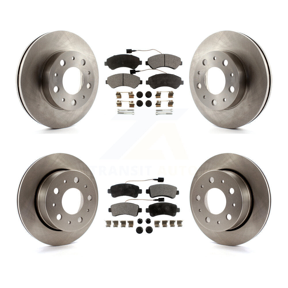 [Avant + Arrière] Kit de Disque et plaquette (semi-métallique) de frein pour Ram ProMaster 1500 2500 3500 K8F-100990