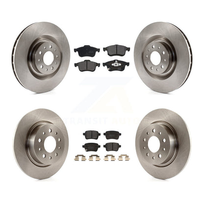 [Avant + Arrière] Kit de Disque et plaquette (semi-métallique) de frein pour 2014-2020 Fiat 500L K8F-100992