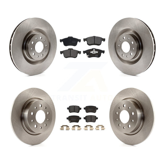 [Avant + Arrière] Kit de Disque et plaquette (semi-métallique) de frein pour 2014-2020 Fiat 500L K8F-100992