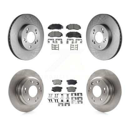 [Avant + Arrière] Kit de Disque et plaquette (semi-métallique) de frein pour Acura Honda Odyssey Legend RL Isuzu Oasis K8F-100993