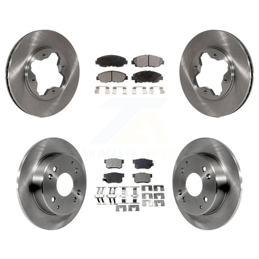 [Avant + Arrière] Kit de Disque et plaquette (semi-métallique) de frein pour Honda Accord Acura CL K8F-101005