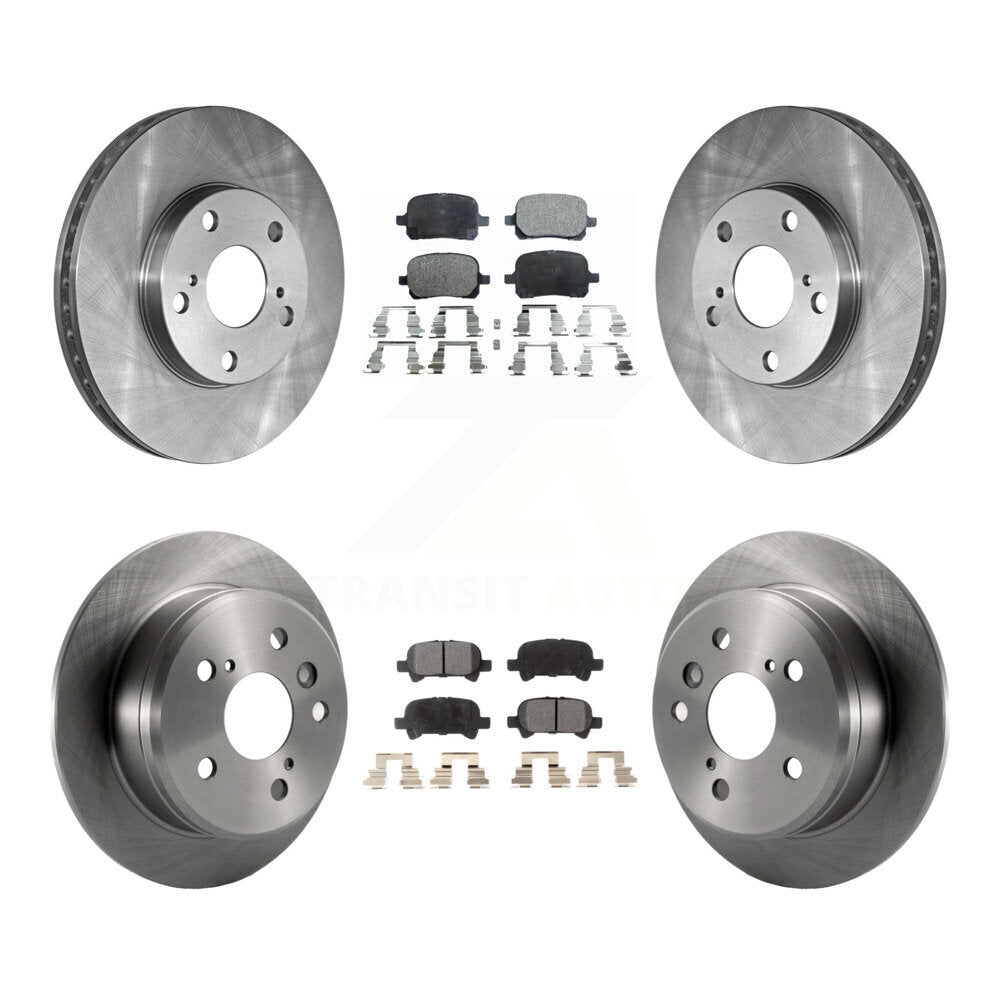 [Avant + Arrière] Kit de Disque et plaquette (semi-métallique) de frein pour Toyota Camry Solara K8F-101014