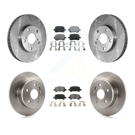 [Avant + Arrière] Kit de Disque et plaquette (semi-métallique) de frein pour 2000-2004 Toyota Avalon K8F-101015