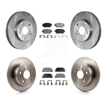 [Avant + Arrière] Kit de Disque et plaquette (semi-métallique) de frein pour 2005-2006 Toyota Camry Base LE Vehicles Manufactured In Japan K8F-101017 par Transit Auto