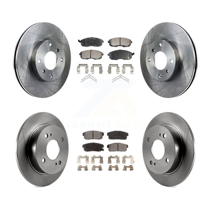 [Avant + Arrière] Kit de Disque et plaquette (semi-métallique) de frein pour Nissan Sentra Infiniti G20 INFINITI K8F-101022 par Transit Auto