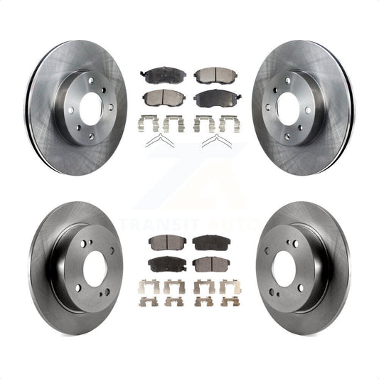 [Avant + Arrière] Kit de Disque et plaquette (semi-métallique) de frein pour Nissan Sentra Infiniti G20 INFINITI K8F-101022 par Transit Auto