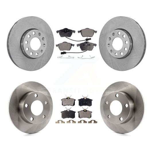 [Avant + Arrière] Kit de Disque et plaquette (semi-métallique) de frein pour Volkswagen Passat Audi A4 K8F-101029