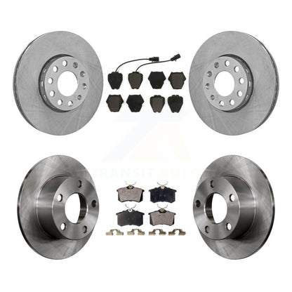 [Avant + Arrière] Kit de Disque et plaquette (semi-métallique) de frein pour 2002 Volkswagen Passat FWD avec Dual Piston Caliper K8F-101034
