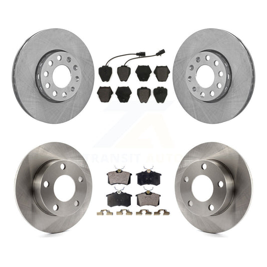 [Avant + Arrière] Kit de Disque et plaquette (semi-métallique) de frein pour 2002 Volkswagen Passat AWD avec 2.8L avec Dual Piston Caliper K8F-101035