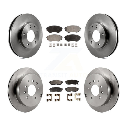 [Avant + Arrière] Kit de Disque et plaquette (semi-métallique) de frein pour 2004-2006 Mazda MPV K8F-101036
