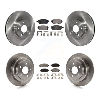 [Avant + Arrière] Kit de Disque et plaquette (semi-métallique) de frein pour 2002-2003 Subaru Impreza Outback RS TS K8F-101042