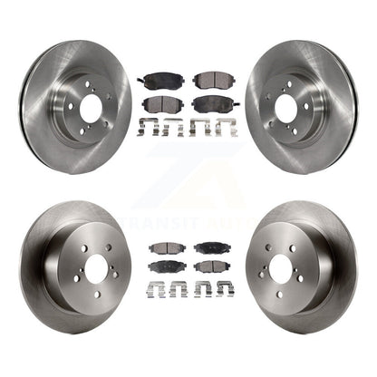 [Avant + Arrière] Kit de Disque et plaquette (semi-métallique) de frein pour 2005 Subaru Legacy i Limited avec 277mm Diameter Rotor K8F-101044