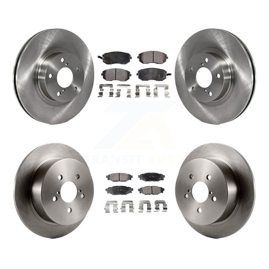 [Avant + Arrière] Kit de Disque et plaquette (semi-métallique) de frein pour 2005 Subaru Legacy i Limited avec 277mm Diameter Rotor K8F-101044