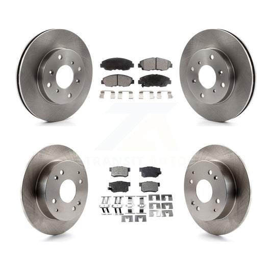 [Avant + Arrière] Kit de Disque et plaquette (semi-métallique) de frein pour Honda Accord Acura CL K8F-101046