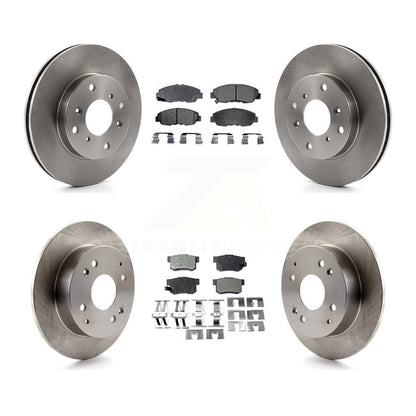 [Avant + Arrière] Kit de Disque et plaquette (semi-métallique) de frein pour 1998-2002 Honda Accord Sedan avec 2.3L K8F-101047