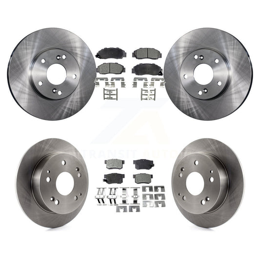 [Avant + Arrière] Kit de Disque et plaquette (semi-métallique) de frein pour 1998-2002 Honda Accord 3.0L K8F-101049
