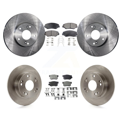 [Avant + Arrière] Kit de Disque et plaquette (semi-métallique) de frein pour 2003-2007 Honda Accord 2.4L Excluding Vehicles Built Canadian Market K8F-101051