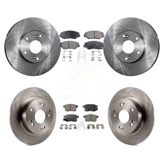 [Avant + Arrière] Kit de Disque et plaquette (semi-métallique) de frein pour Honda Accord K8F-101054
