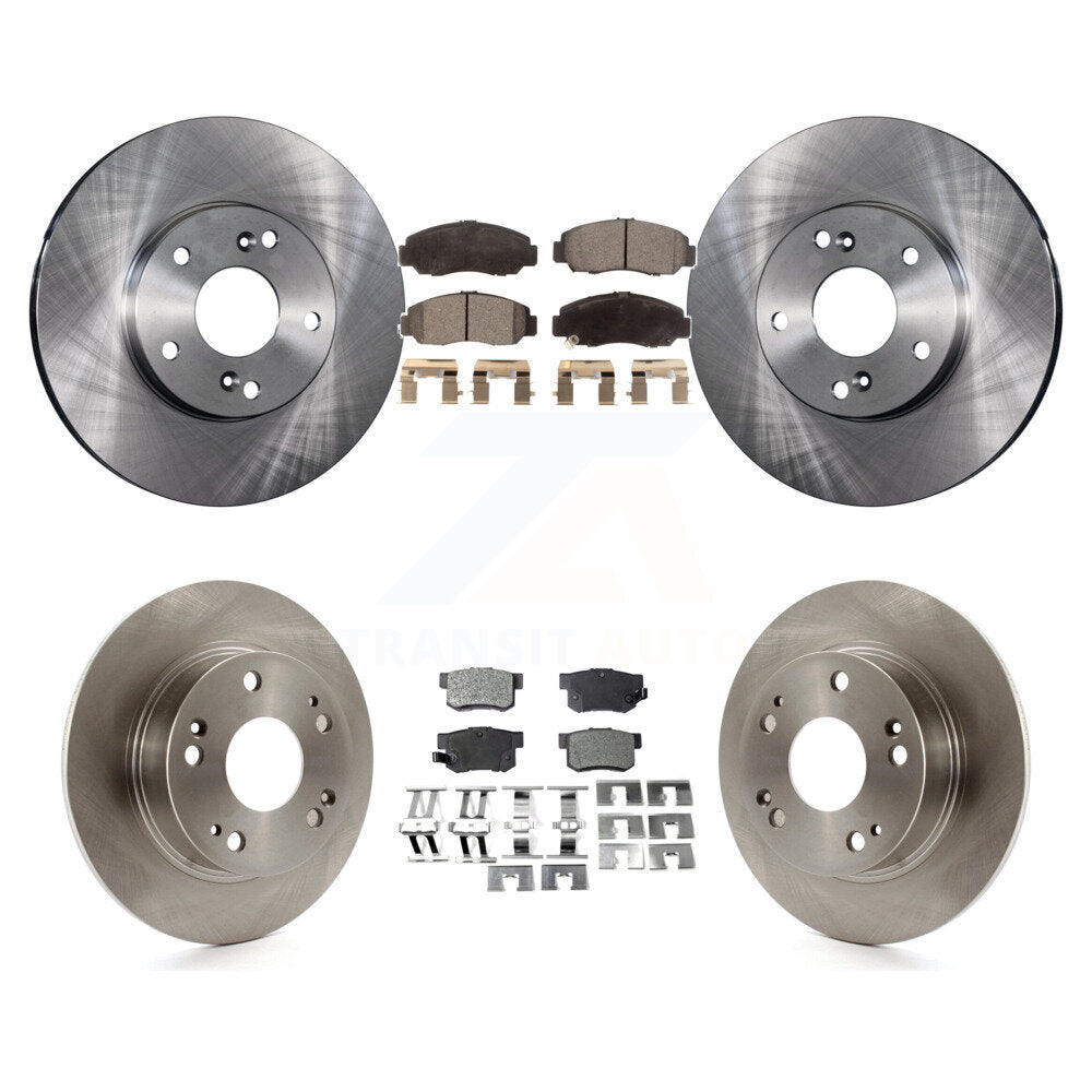 [Avant + Arrière] Kit de Disque et plaquette (semi-métallique) de frein pour Honda Accord K8F-101056