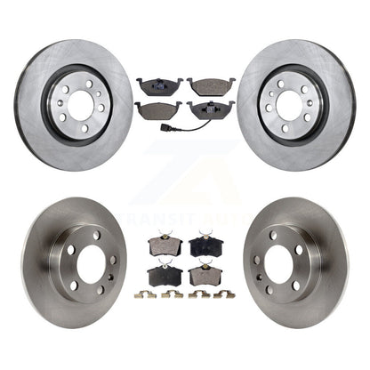 [Avant + Arrière] Kit de Disque et plaquette (semi-métallique) de frein pour Volkswagen Beetle Jetta Golf City K8F-101063