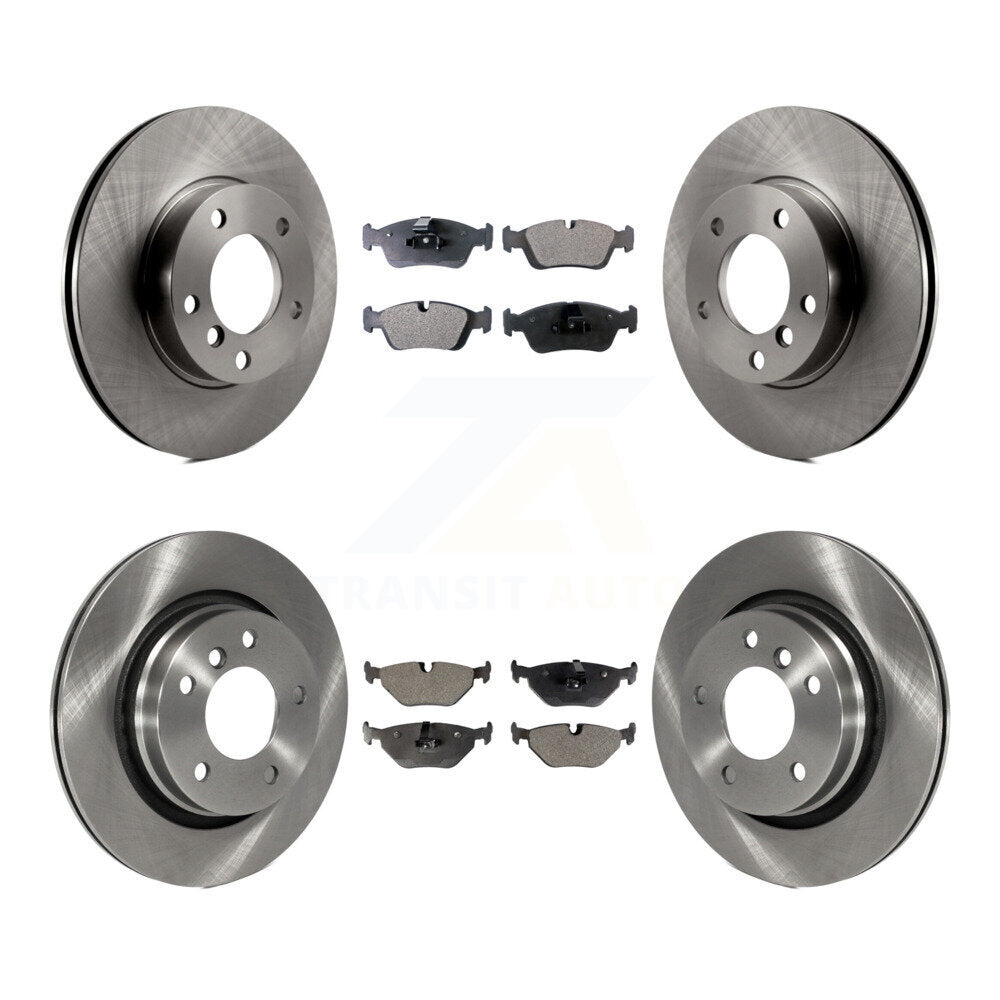 [Avant + Arrière] Kit de Disque et plaquette (semi-métallique) de frein pour 1998 BMW 328i 328is avec 294mm Diameter Rotor K8F-101065