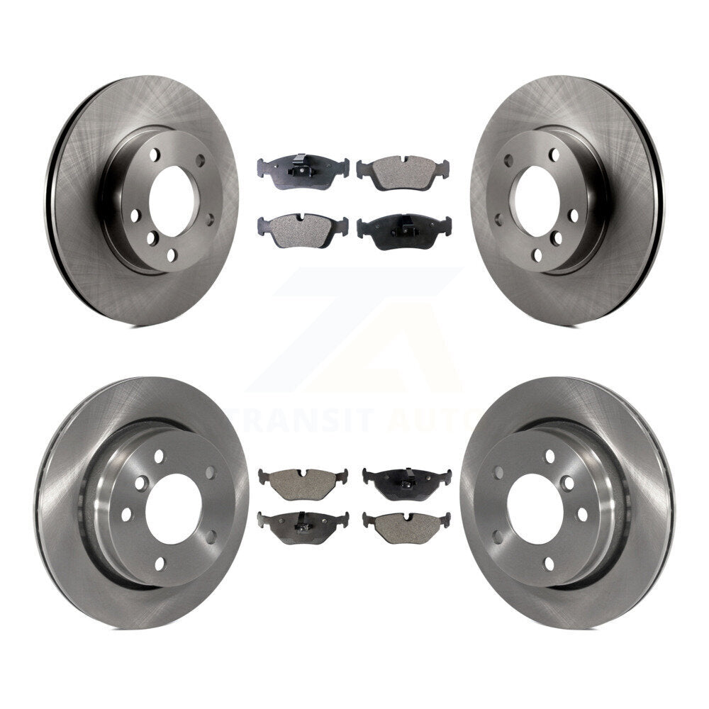 [Avant + Arrière] Kit de Disque et plaquette (semi-métallique) de frein pour BMW 323i 323Ci 328i K8F-101066
