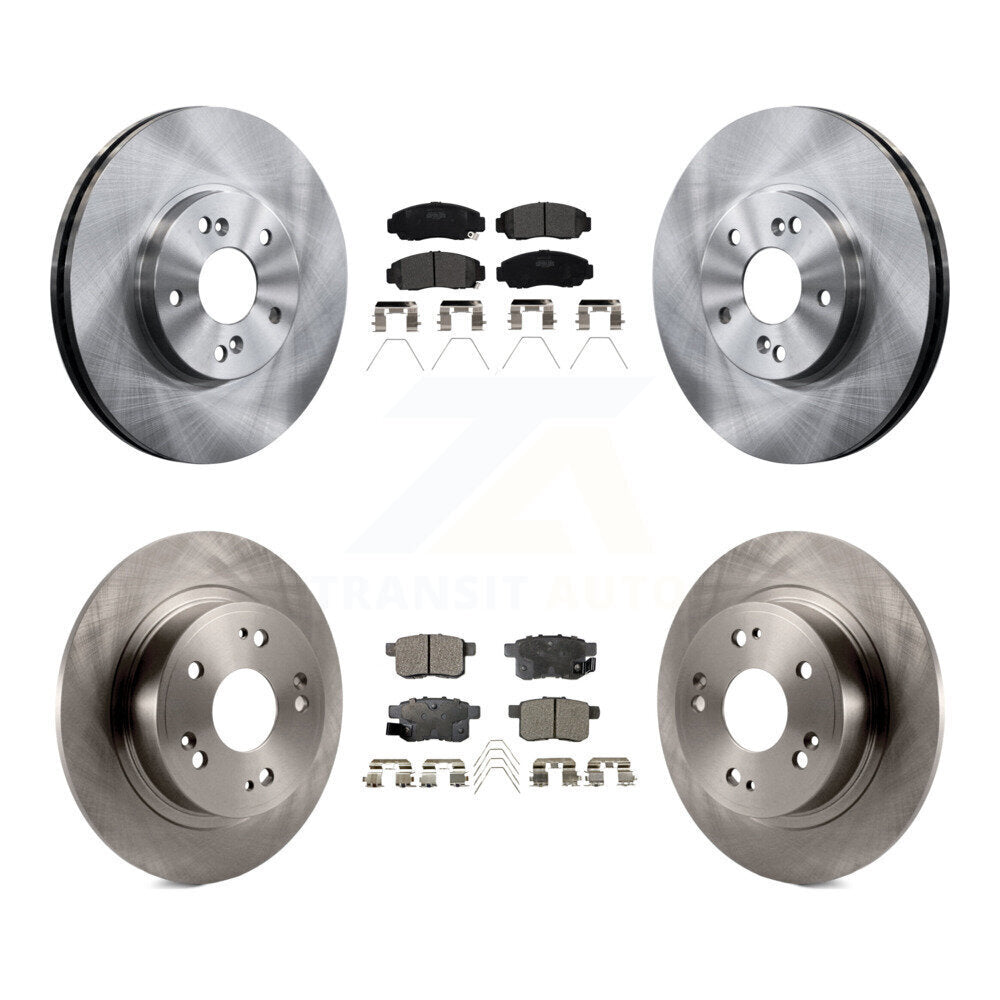 [Avant + Arrière] Kit de Disque et plaquette (semi-métallique) de frein pour Honda Accord Acura TSX K8F-101071