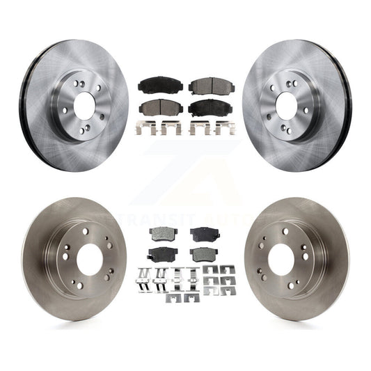 [Avant + Arrière] Kit de Disque et plaquette (semi-métallique) de frein pour Honda Accord Acura TSX K8F-101073