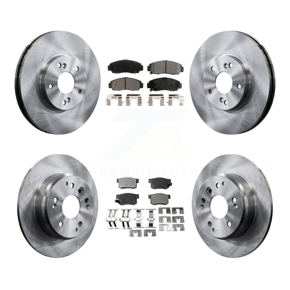 [Avant + Arrière] Kit de Disque et plaquette (semi-métallique) de frein pour Acura TL K8F-101074