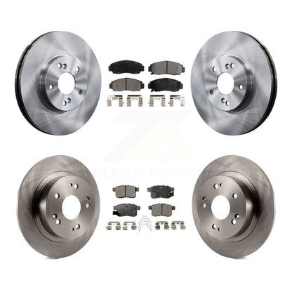 [Avant + Arrière] Kit de Disque et plaquette (semi-métallique) de frein pour Honda Accord Acura TSX K8F-101075