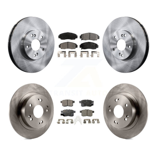 [Avant + Arrière] Kit de Disque et plaquette (semi-métallique) de frein pour Honda Accord Acura TSX K8F-101075