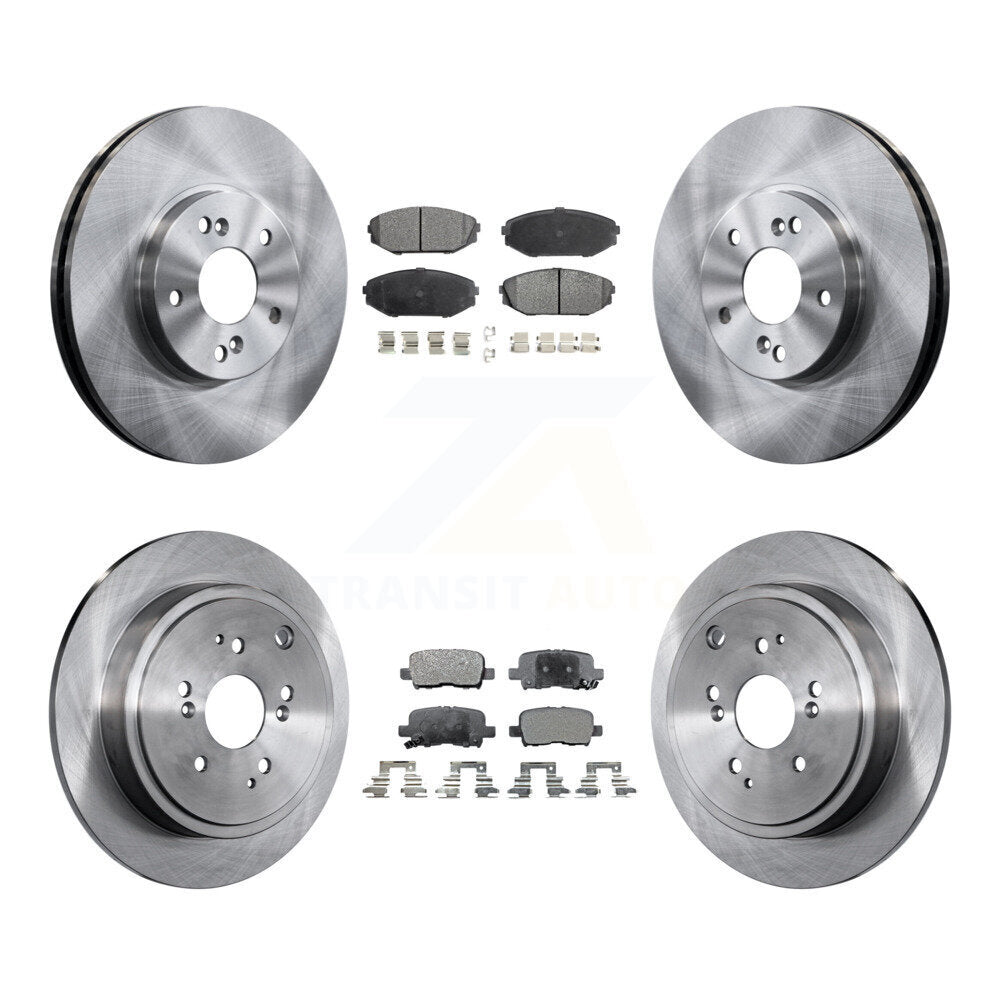 [Avant + Arrière] Kit de Disque et plaquette (semi-métallique) de frein pour 2001-2002 Acura MDX K8F-101076